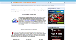 Desktop Screenshot of giochiaamsonline.com